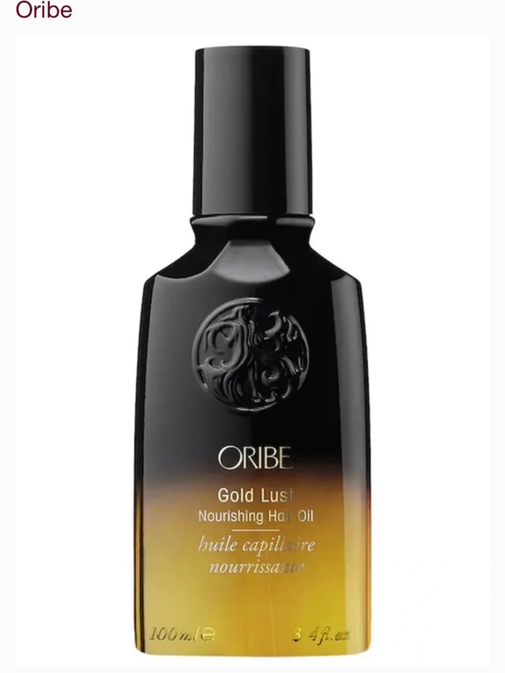 ORIBE Gold Lust Nourishing Hair Oil.  3.4 oz. NEW.  No Box.